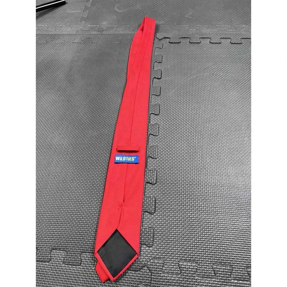 Wild Ties‎ Red Stethoscope Novelty Necktie Handmade Doctor Nurse Medical Gift - Picture 7 of 8